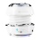 Decrescent Boom BTS-D125 Bluetooth Wireless Mini Capsule Speaker with 3.5mm Cable and Bass Xpansion System (White)