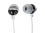 Monoprice Button Design Noise Isolating Earphones - Black &amp; White