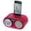 iHome Crystal Tunes iH33 Dual Alarm Clock for iPod - Pink