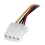 StarTech LP4SATAFM6IN 6-Inch SATA to LP4 Power Cable Adapter - F/M
