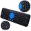 Measy Wireless 2.4G Senza Fili Tastiera Qwerty Air Mouse Per Laptop Media Player PC Android Smart TV CN140