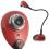 Hue HD USB Webcam (rosso) con microfono integrato per Windows &amp; Mac - Skype, MSN, Yahoo, iChat