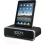 iHome Dual Charging FM Clock Radio and Lightning dock for iPod/iPad/iPhone - Black