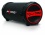 Axess SPBT1031-RD Portable Bluetooth Indoor/Outdoor Hi-Fi Cylinder Loud Speaker with SD Card and USB Input in Red Color