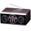 August MB110 Portable Mini MP3 Hi-Fi System with FM Radio Playing Music from SD/MMC card, USB Sticks and any Audio Player with Earphone out Jack