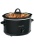 Crock-Pot SCV400B 4-Quart Oval Manual Slow Cooker, Black