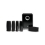 JBL CS6100BG High-Performance Complete 6-Piece Home Theater Speaker System with Brackets (Black Gloss)