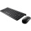 Perixx PERIDUO-707B PLUS UK, Wireless Mini Keyboard and Mouse Set - Piano Black - 320x141x25mm Dimension - 2.4G - Up to 10 Meters Operating Range - Na