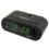 Advance Time Technology LED 6-Inch Alarm Clock, Green