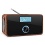 auna DABStep DAB/DAB+ Digitalradio Radio mit Bluetooth Radiowecker Fernbedienung (DAB/DAB+ Radio, UKW-Tuner, RDS Funktion, Dual Alarm, Sleep Timer, Sc