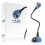 Hue HD USB webcam (blue) with built-in mic for Windows &amp; Mac - Skype, MSN, Yahoo, iChat