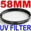 NEEWER 58 mm 58mm UV Filter for Canon Nikon Sony Sigma Tamron
