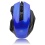aLLreli High Precision Optical Laser Gaming Mouse Blue 800/1200/1600/2400 DPI Mice Ajustable for PC Mac with 7 Buttons Free Double Click/Fire Key Blue