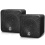 PYLE HOME PCB4BK 4 200-WATT MINI-CUBE BOOKSHELF SPEAKERS (BLACK)