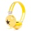 RockPapa Over Ear Boys Girls Kids Childs Star DJ Headphones Adjustable for MP3 MP4 DVD Laptop PC iPod iPad mini 1 2 / iPad Air 2 3 4 / iPhone Yellow