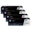 4 HP d&#039;origine Toner Cartouches HP 128A CE320A CE321A CE322A CE323A - Noir, Cyan, Magenta, Jaune