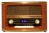 Wolverine RSR100 Retro Table Top Bluetooth Speaker and AM/FM Radio