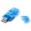 Mini USB2.0 Memory Muti-Card Reader Writer Adapter for MMC SD SDHC TF UP to 64GB By FamilyMall Store