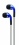 iHome iB15L Noise Isolating Earphones with Volume Control and Pouch (Blue)