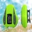 Aerb&reg; 4G Waterproof MP3 Music Player With Mono OLED Screen Display Support FM Radio / Pedometer for Swimming &amp; other Sports (IPX-8 Standard)--Green