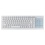 TeckNet® X500 schnurlose All-in-One Tastatur mit Touchpad (40 cm, deutsches Tastaturlayout) Für Smart TV und PC Weiß