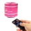 Mini ADIN enceintes de vibrations rechargeable familiales avec FM radio pour MP3 PC Phones iphone iPad iPod-Rose