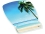 3M? Designer Gel Mouse Pad with Wrist Rest, Beach Design