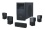 5.1 Channel Home Theater Audio System Four Satellite, Center Channel and 10-Inch 200W RMS Passive Subwoofer (Ricco® RTS3304 Piano Black)