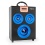 oneConcept Central Park tragbarer 2.1 Bluetooth-Lautsprecher mit Akku Au&szlig;enlautsprecher mit Radio (USB-SD-Slot, Fernbedienung, AUX, Tragegriff) blau