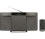 JVC RD-D227B Wireless Flat Panel Hi-Fi System - Gun Metal