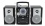 Naxa NPB-425 Portable MP3/CD Player with AM/FM Stereo Radio Cassette Player/Recorder, Twin Detachabl