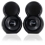 XTune Shiny Black 2.0 Speakers - 2W RMS - USB Powered