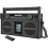 iHome iP4GZC iPhone&reg;/iPod&reg; Portable FM Stereo Boom Box - Gray