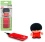 Xoopar pack souris slim + Figurine noir rouge