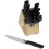 Chicago Cutlery Basics 15-Piece Knife Block Set with Black Handles - 49115