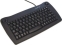 Solidtek Mini Keyboard with built- In Trackball PS/2 Black Color