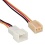 InLine&reg; Cavo prolunga alimentazione ventole 3pin maschio a 3pin femmina, 30cm