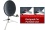 Netgadgets 80cm Portable Dark Grey Satellite Dish Kit with Tripod and 12v Comag Receiver for Caravan/Camping