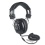 Amplivox Deluxe Stereo Headphones W/Mono Volume Control, Black