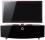 MDA Designs Curve 1000 Remote Friendly Beam Thru Glass High Gloss Piano Black LCD/Plasma/LED TV Cabinet