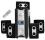 3000 Watt 5.1 Surround Sound Speakers with 4 AUX