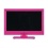 Alba 16 LED16911DVDP LED HD TV Built in DVD &amp; Digital Freeview Pink - 12V / 240V