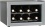 Culinair AW82S Thermoelectric 8-Bottle Wine Cooler, Silver/Black