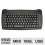 SolidTek KB-5010BU Black USB 88 keys Mini Keyboard with track ball built in as mouse, ACK-5010U Trackball resolution - 200DPI