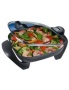 Oster SH12 12-Inch Skillet with Hinged Lid, Black