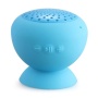 Mini Bluetooth Wireless Speaker Waterproof Hands Free Silicone Suction Sky Blue