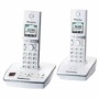 Twin Cordless Phon with Colour Screen &amp; 200-Name/Number Phonebook in White