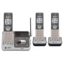AT&T CL82301 DECT 6.0 Cordless Phone, Silver/Grey, 3 Handsets