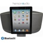 Henson Audio HDB-500 Bluetooth and Docking & Charging Speaker In Grey - Connect any Bluetooth enabled device such as iPhone 3GS, 4, 4S, 5, iPad 1, 2,