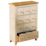 SHAKER - CD / DVD / Blu-ray / Media Storage Unit - White / Beech